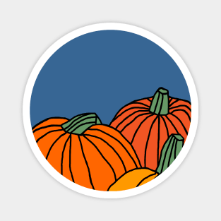 Pumpkin Patch for Food Magnet